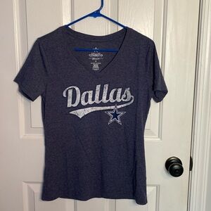 Dallas Cowboys V-Neck Short Sleeve Tee